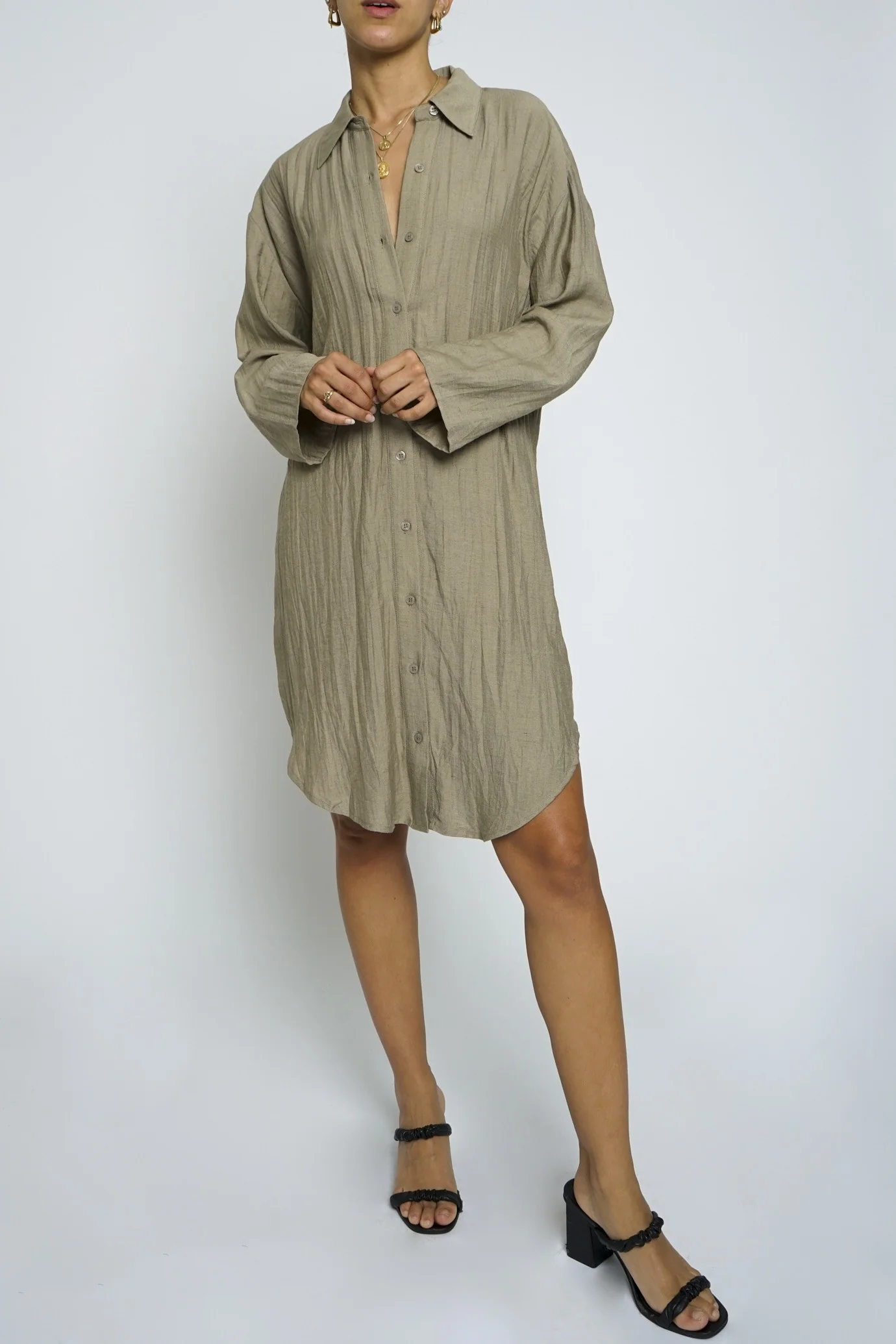 Serving Looks Shirt Dress
