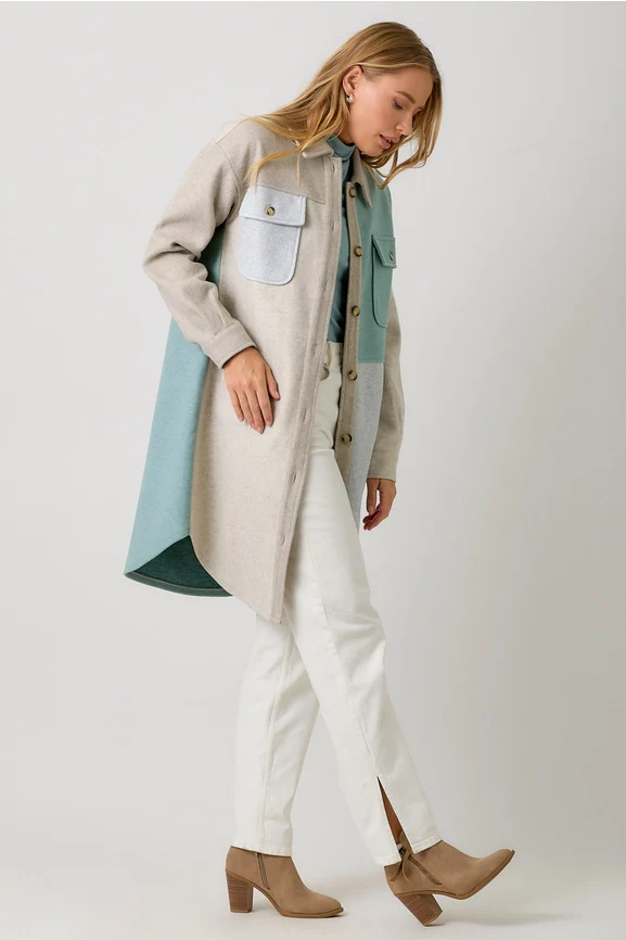 Miss Me Shacket Dress - Image 10