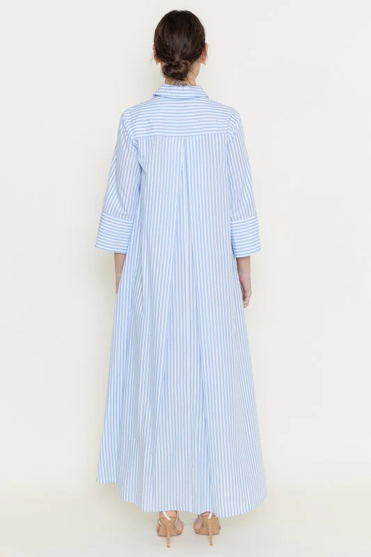 Getaway Striped Maxi Dress - Image 6