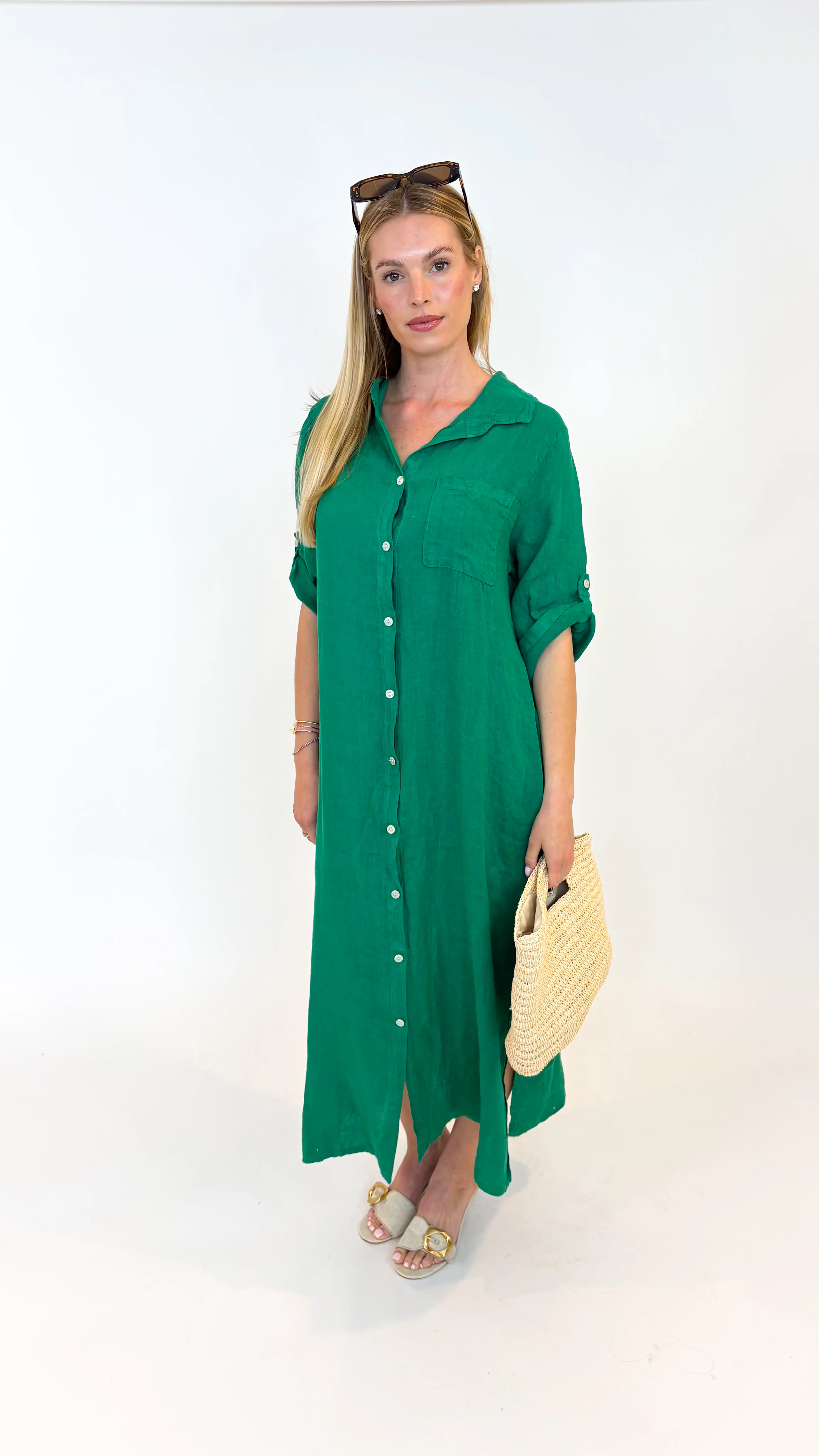 Sweet Escape Linen Dress