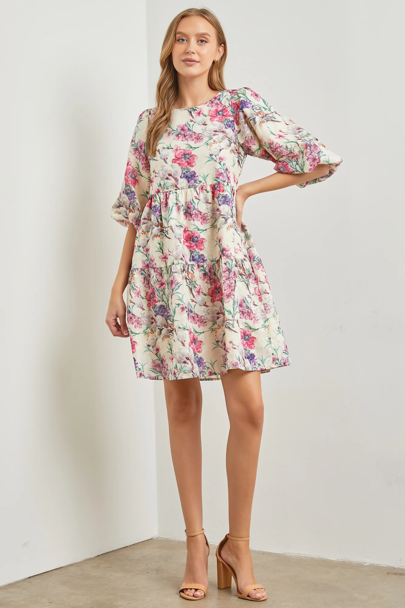 Thank Me Later Floral Dress - Image 2