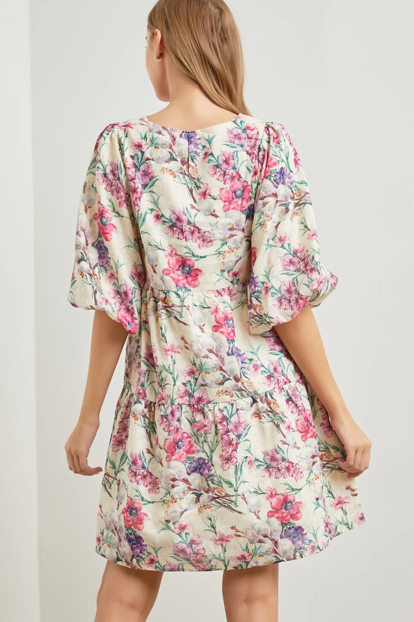 Thank Me Later Floral Dress - Image 3