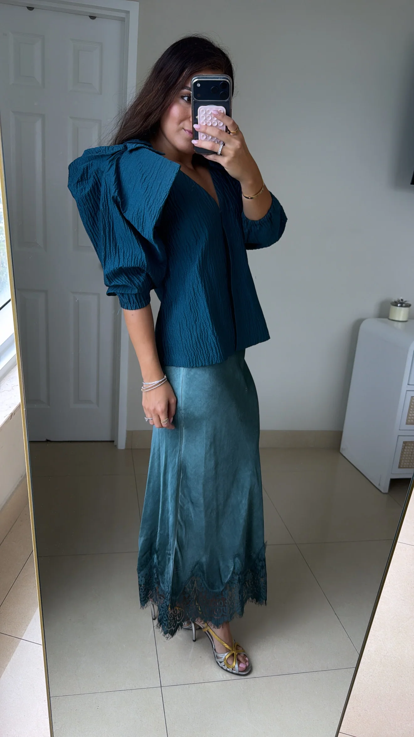 The Enchanted Lace Maxi Skirt - Image 11
