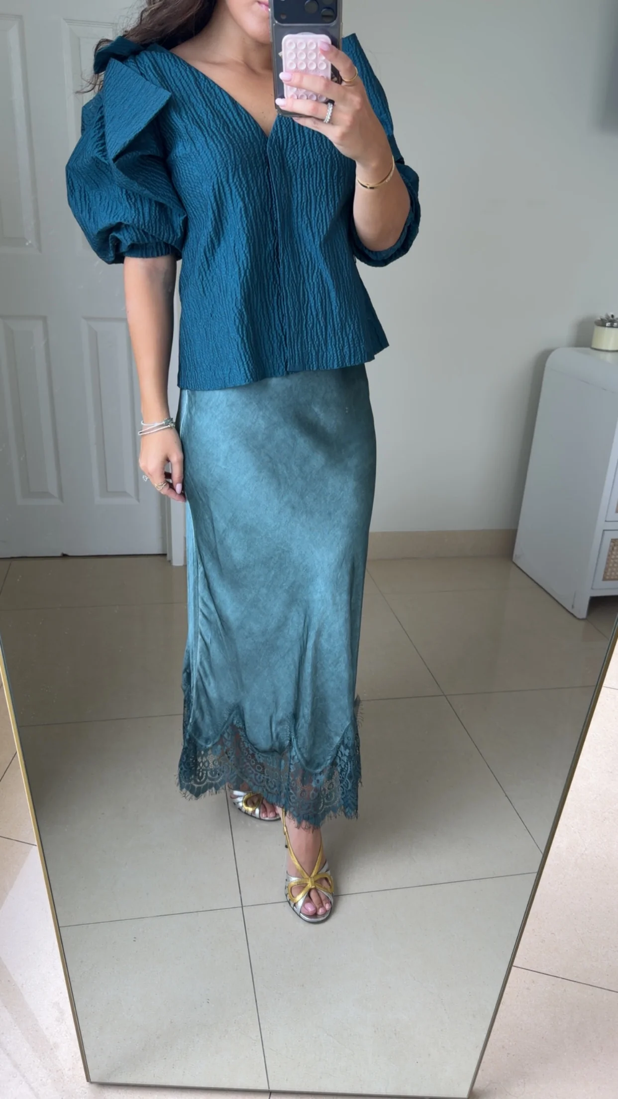 The Enchanted Lace Maxi Skirt - Image 7