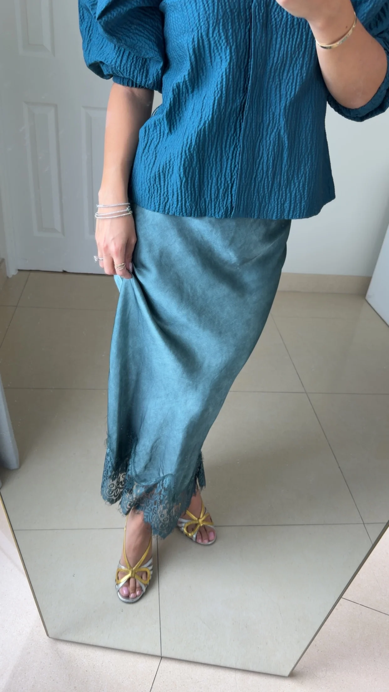 The Enchanted Lace Maxi Skirt - Image 8