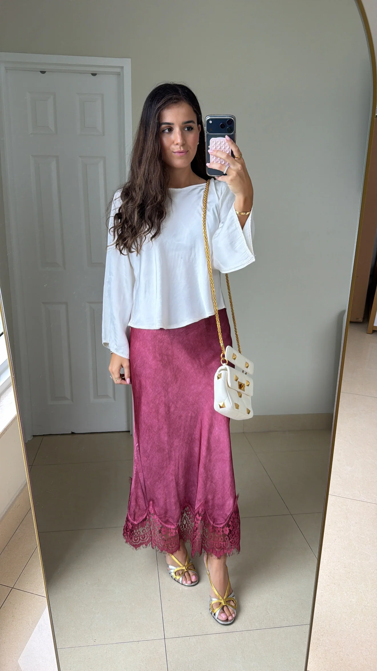 The Enchanted Lace Maxi Skirt - Image 9