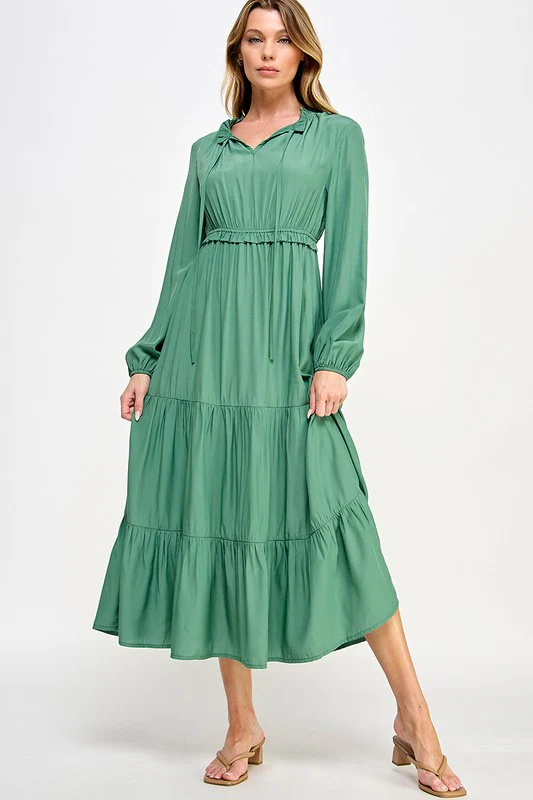 Solved It Tiered Dress - Image 3