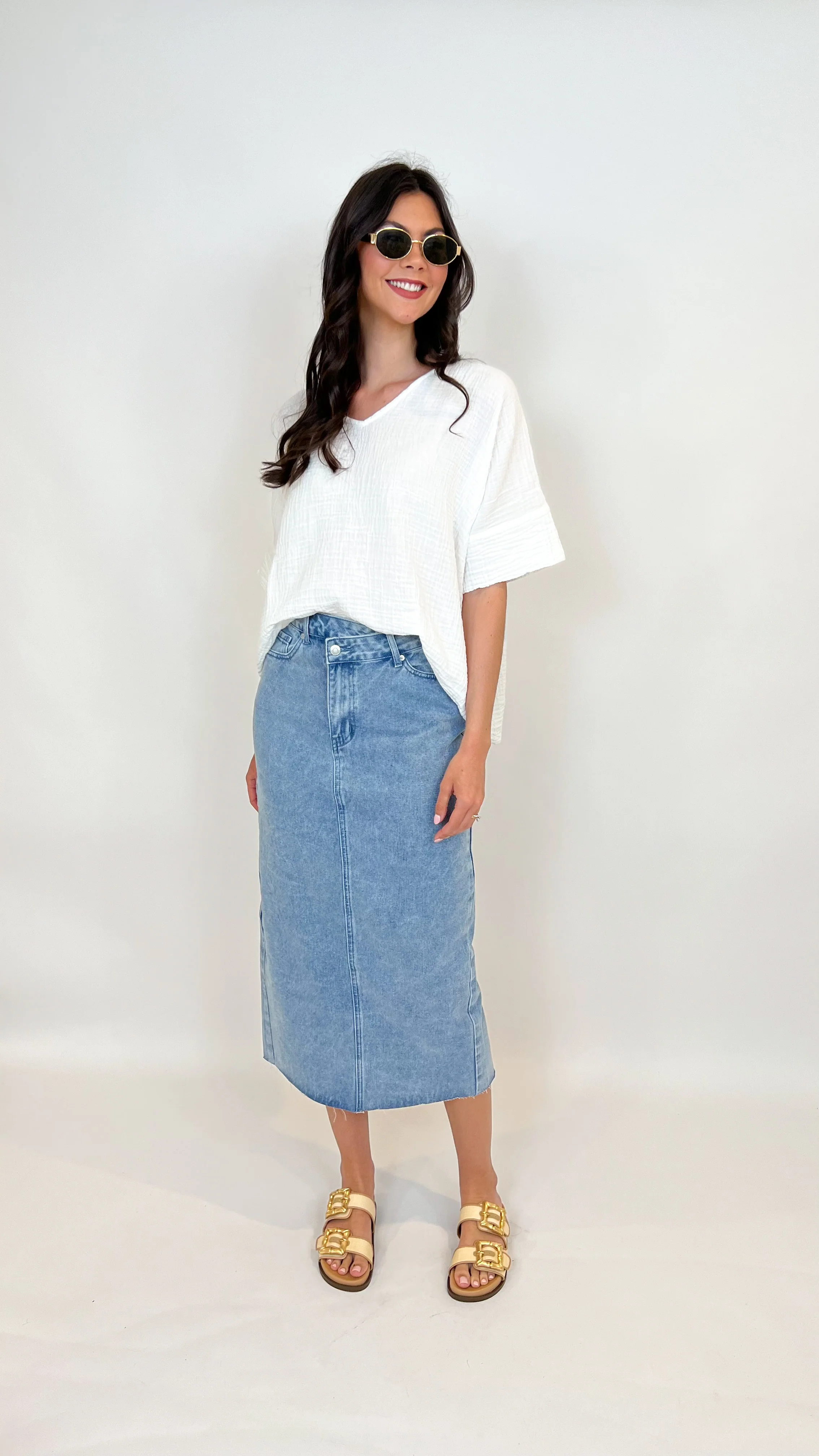 Deal Breaker Gauze Top
