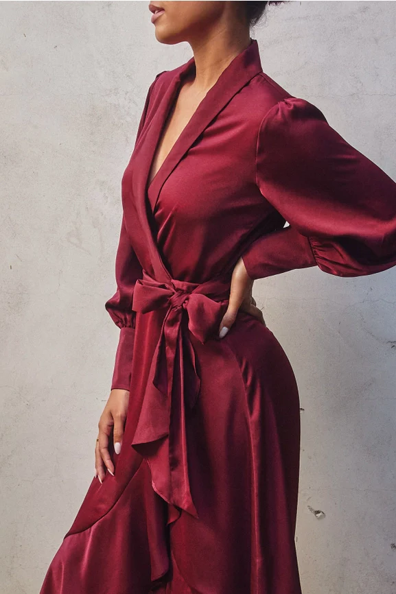 Elizabeth Wrap Dress - Image 11