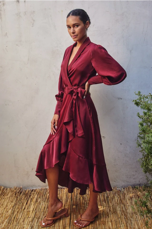 Elizabeth Wrap Dress - Image 12
