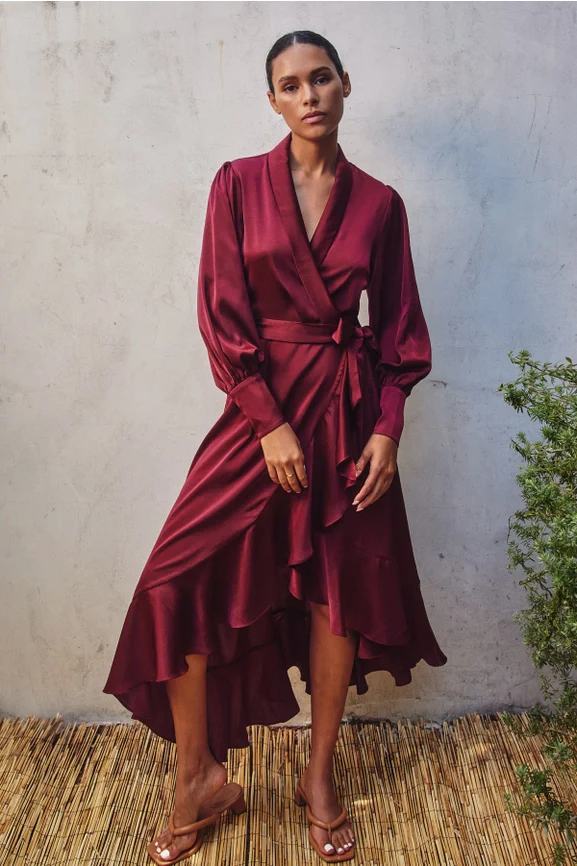 Elizabeth Wrap Dress - Image 14