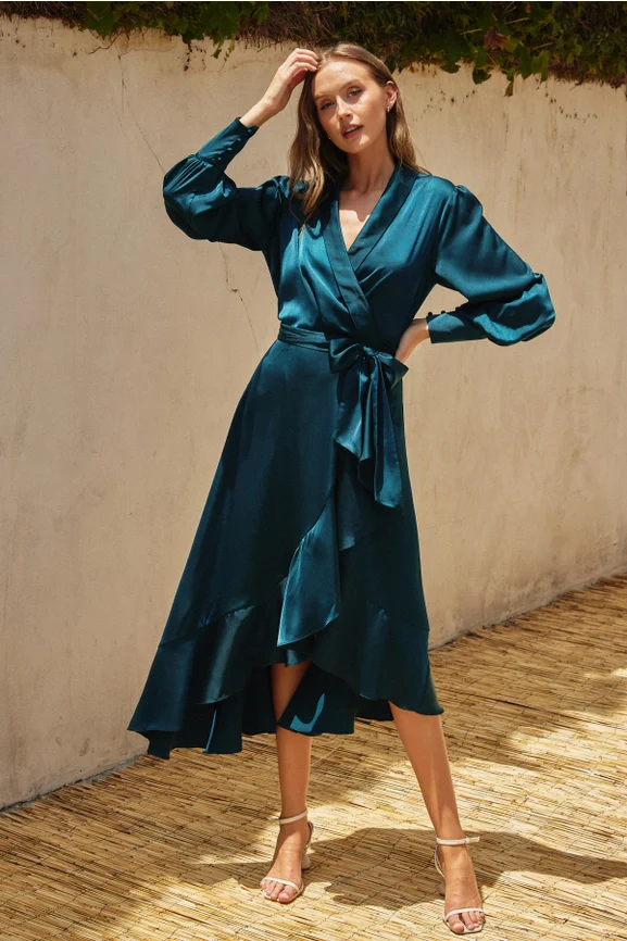 Elizabeth Wrap Dress - Image 18