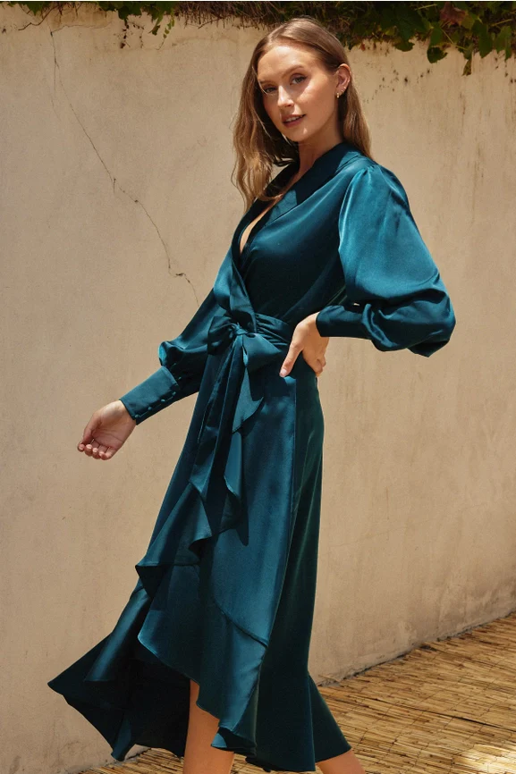 Elizabeth Wrap Dress - Image 19